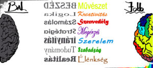 bal agyféltekés rajzolás