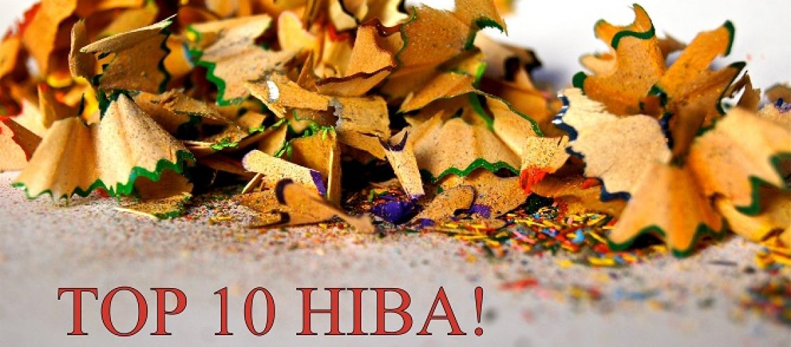 10 hiba a rajzolásban